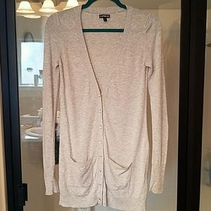 Long sleeve button down sweater